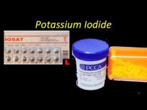 Potassium iodide tablets can partly prevent radiation poisoning ...