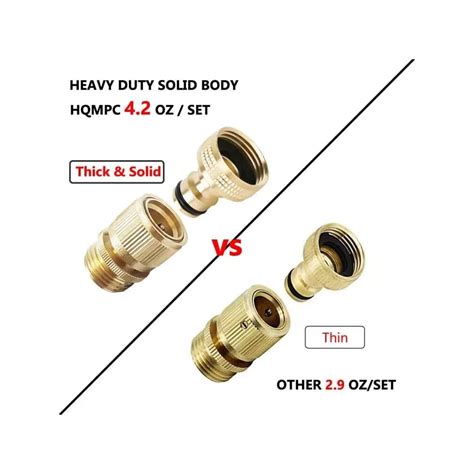 HQMPC Solid Brass Garden Hose Quick Connectors - 2 Sets India | Ubuy