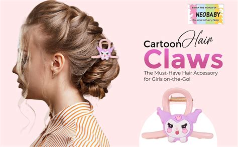 NEOBABY Small Size Clutchers | Combo Pack Claw Clips | Korean colorful ...