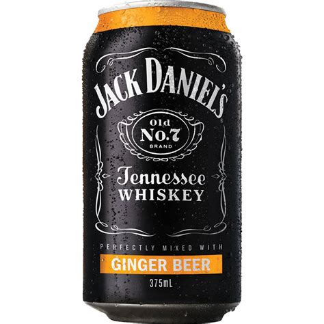 Jack Daniel's & Ginger Beer 375ml | Woolworths