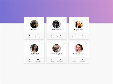 User Card Design 的图像结果