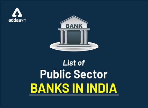 List of Public Sector Banks in India