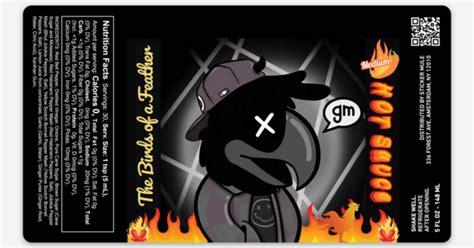 BOAF Hot Sauce Label by By Faith Stickers | White label hot sauce ...