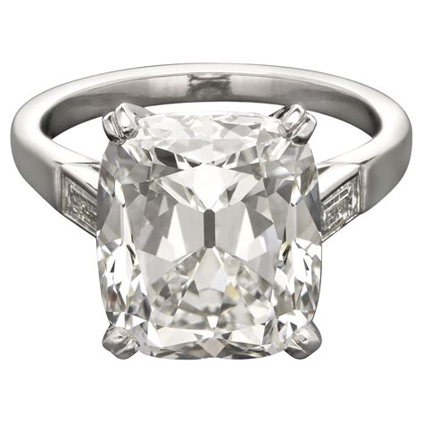 Hancocks 8.88ct Old Mine Brilliant Cut Diamond Ring In Platinum ...