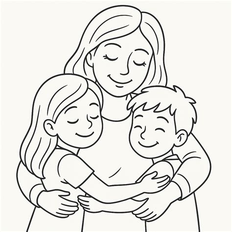 mama e hijo en 2025 | Dibujo para mama, Dibujos del día de las madres ...