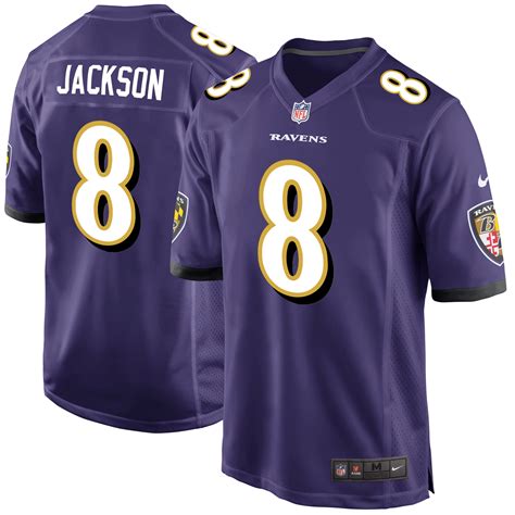 Baltimore Ravens Lamar Jackson Purple Youth Jersey (Youth) (Purple ...