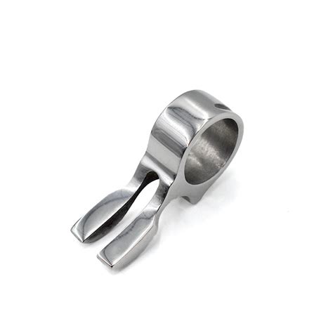 Stainless Steel Flat Frameless Ring Slingshot Wire Cutting Quick Press ...