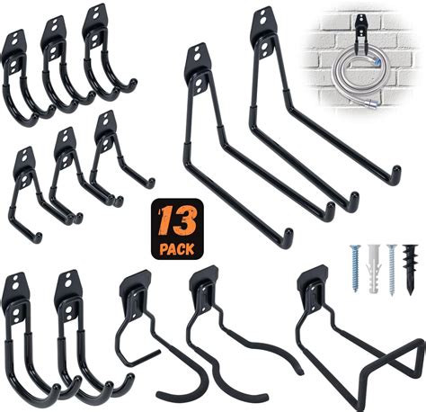 Goture Garage Hooks, Heavy Duty Garage Storage Hooks,Wall Mount Storage ...
