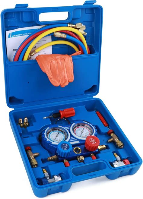 PANGOLIN AC Diagnostic Manifold Freon Gauge Set, India | Ubuy