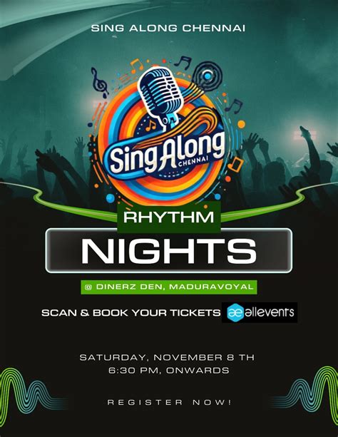 Rhythm Night . Tickets, Dinerz Den - Food Entertainment Zone, Chennai ...