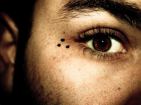 The three dots tattoo is a very common prison tattoo that symbolizes ...