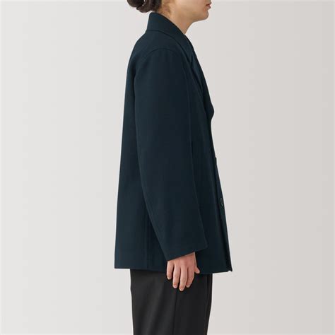 Reclaimed wool blend Pea coat