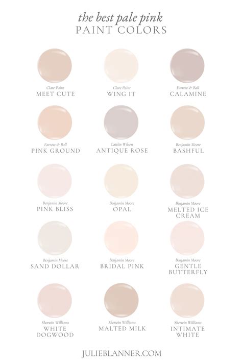 15 Perfect Blush Pink Paint Colors | Julie Blanner