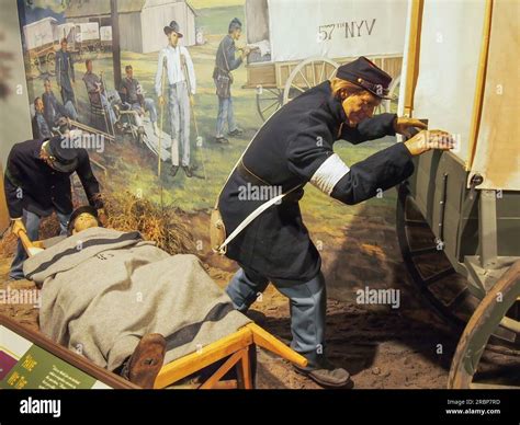 Life-size diorama exhibit at the National Museum of Civil War Medicine ...