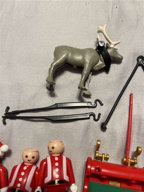 Playmobil winter christmas Santa Claus Sled Sleigh reindeer set lot | eBay