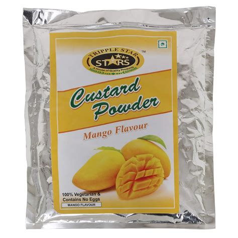 Tripple Star Mango Custard Powder-200 Gram : Amazon.in: Grocery ...