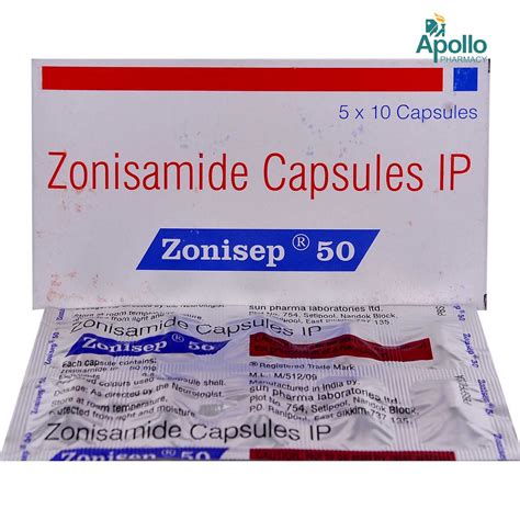 Zonisep 50 Capsule 10's Price, Uses, Side Effects, Composition - Apollo ...