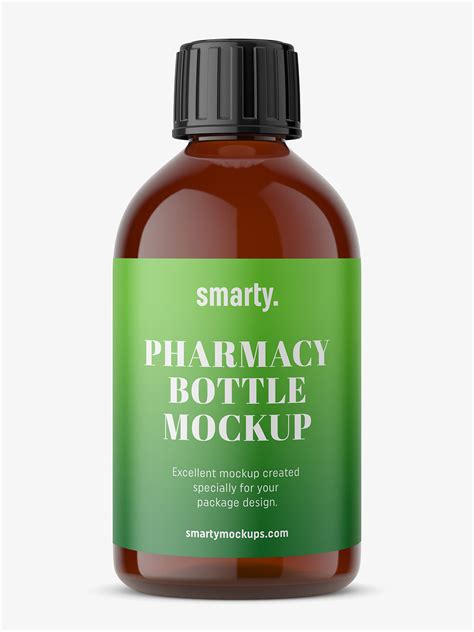 Mist spray bottle mockup / 30 ml - Mockups Design