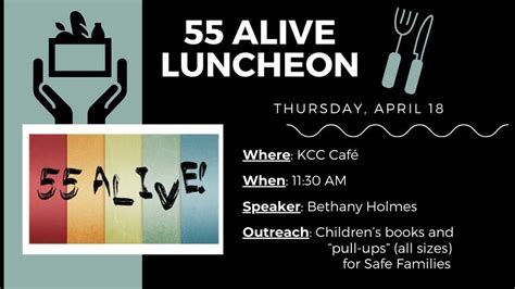 55 Alive Luncheon, 6100 Church Hill Dr, Klamath Falls, OR 97603-4100 ...