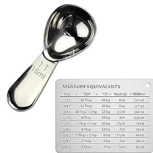 Buy CoaGu Coffee Scoop 18/8 Stainless Steel Tablespoon (1pc 15ml with ...