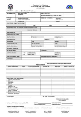 Fillable Online naga gov Republic of the Philippines OFFICE OF THE ...