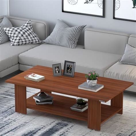 BLUEWUD Oliver Engineered Wood Coffee Center Sofa Tea/Teapoy Console ...
