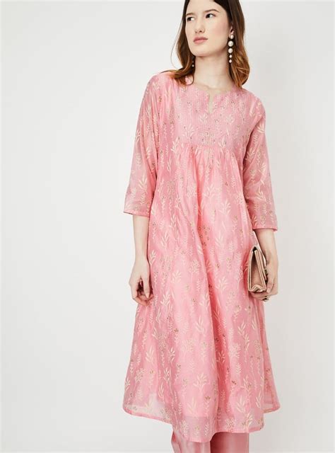 Buy Women Printed Kalidar Kurta Online at just Rs. 1299.0 ...