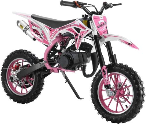 pofluany 2025 Upgraded Kids Dirt Bike, 50cc 2-Stroke Gas Dirt Bike ...