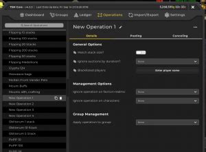 Image result for TSM Auctioning Operations String