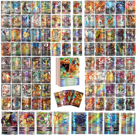 Buy 100 PCS Assorted Rare Cards, TCG Deck Box Including Foil Rare ...