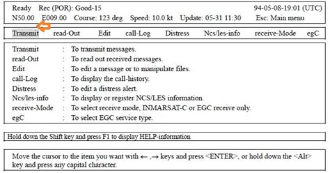 GMDSS(Global Maritime Distress and Safety System): Transmitting TELEX ...