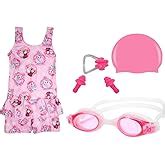 Buy TEMPEST Swimming Kit for Girls with 1 One Piece Swimming Costume ...