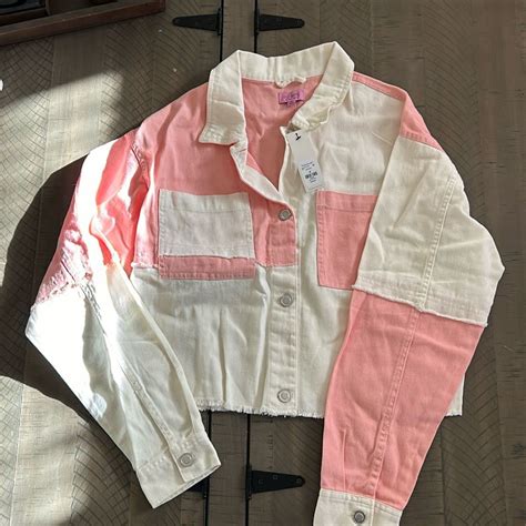 Francesca Pink color block jacket size M in 2024 | Color block jacket ...