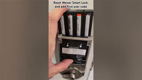 Image result for Weiser Programming Lock Instructions
