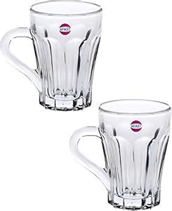 Afast Glass Tea Cup, Set of 2-cp38, Clear, 330 Ml : Amazon.in: Home ...