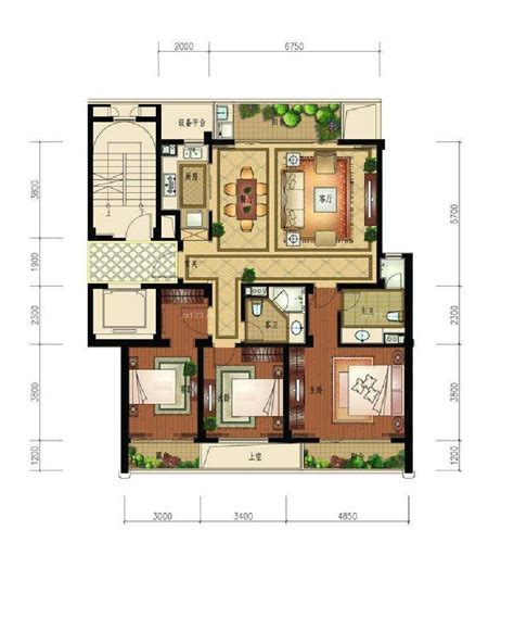 三居室120平米装修效果图,2021三居室120平米装修设计欣赏_住范儿