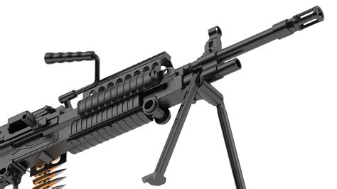 Mk 48 Machine Gun 3D model | CGTrader