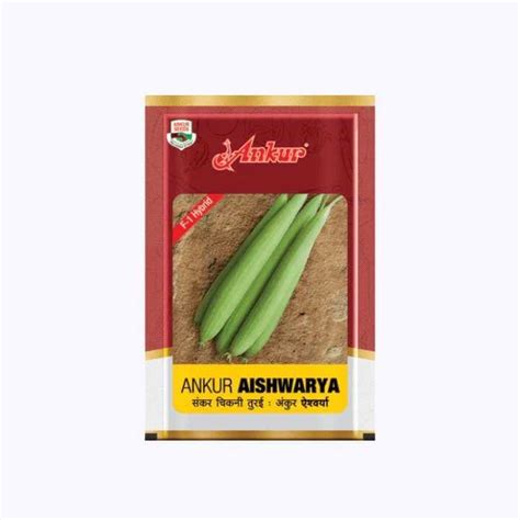 Ankur Aishwarya Sponge Gourd Seeds | F1 Hybrid | Buy Online Now – Desikheti