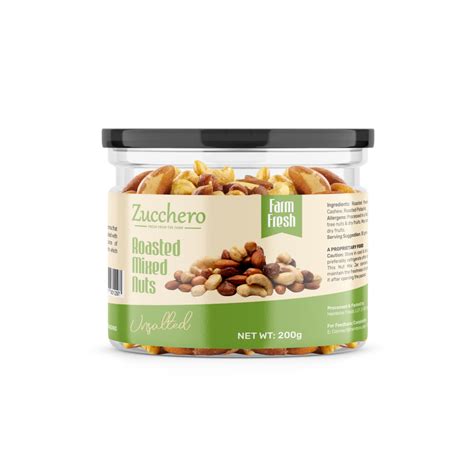 Zucchero Roasted Mixed Nuts (Almonds, Cashews, Peanuts, Pistachios ...