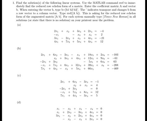 Image result for Rref in MATLAB