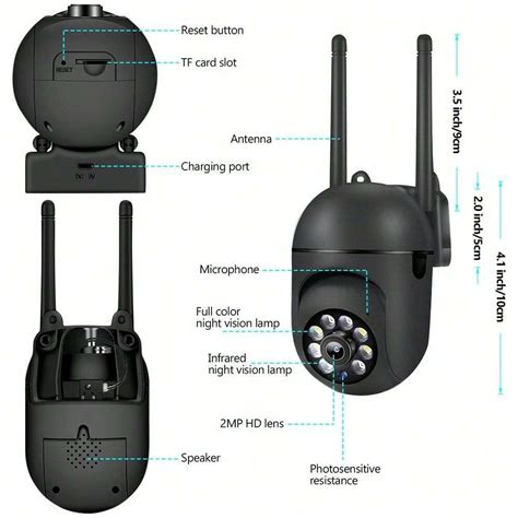 5G WIFI 1080p מצלמת IP דו כיוונית אודיו PTZ העבר לעקוב אחר מצלמת מעקב ...