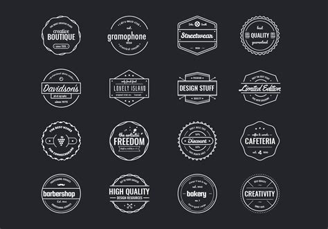Vintage Badges PSD Collection - Free Photoshop Brushes at Brusheezy!