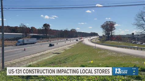 US-131 construction impacts Tanger Outlet stores | wzzm13.com