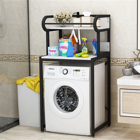 洗衣机置物架上方叠放烘干机洗碗机双层滚筒洗衣机架阳台收纳架子-阿里巴巴