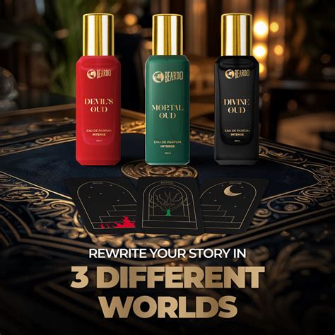 Beardo Three Worlds of Oud Luxury Perfume Giftset 20ml x3 – Beardo India