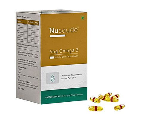Nusaude Veg Omega 3 Capsule – DelMeds.com