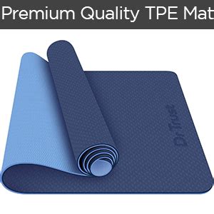 Dr Trust USA 317 Premium Luxfoam Dual Color Anti-Slip Yoga Mat with ...