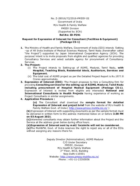 Fillable Online pmssy-mohfw nic Ref.No: ID-P291 Request for ... - pmssy ...