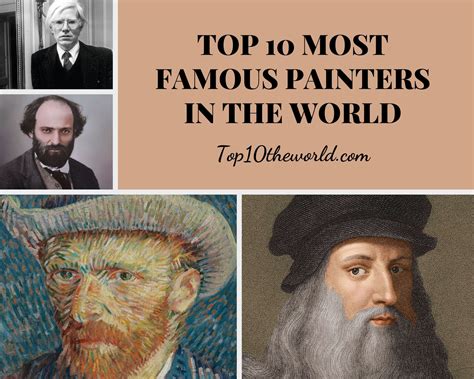 Most Famous Painters Right Now at Stephanie Watt blog