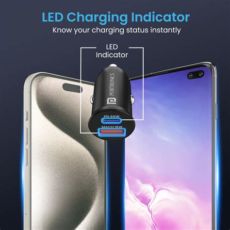 Shop Portronics New Car Power 65 Car Charger with Dual Ports